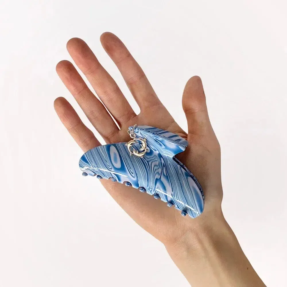 Chunks - Baby Dolly hair claw - Blue Crush