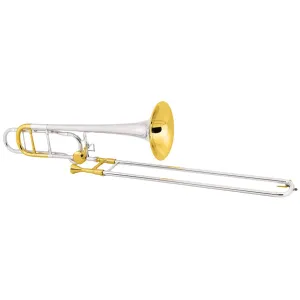 Conn “Symphony” 88HSGXCL “Christan Lindberg” Professional Bb/F Trombone – Silver Plated Finish