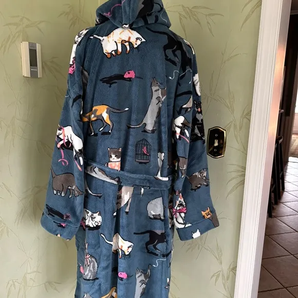 COPY - VERA BRADLEY CAT'S MEOW ROBE:NWT  2X/3X
