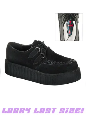 CREEPER 502S - BLACK VEGAN SUEDE - SIZE MENS 13