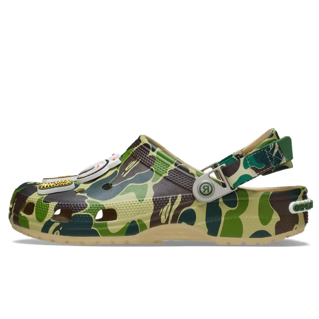 Crocs x A Bathing Ape Classic Clog 'ABC Camo Green'