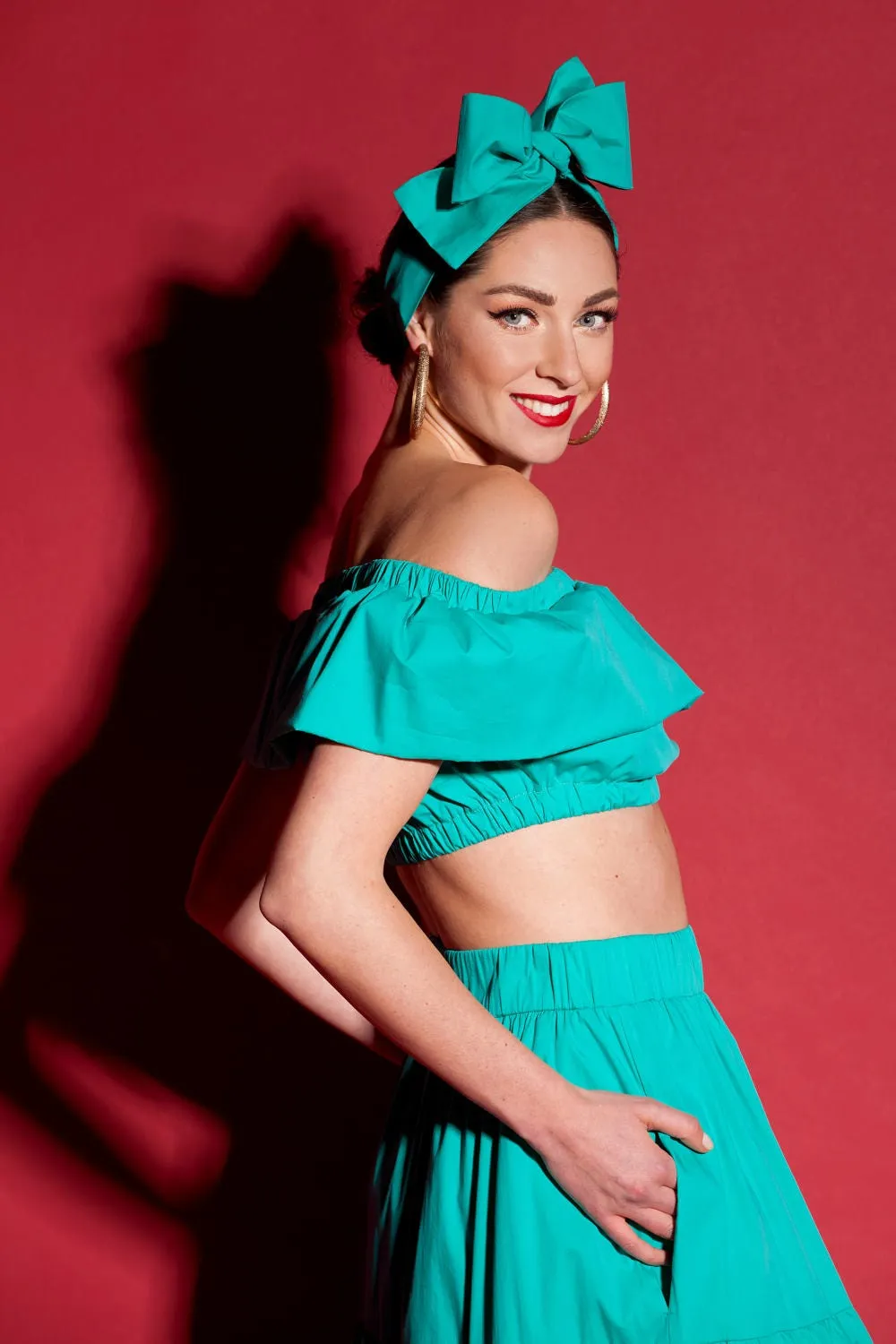 Crop Off Shoulder Top And Maxi Skirt Set, Gypsystyle skirt, Gypsystyle clothing, Off the shoulders top, Crop top, Loose Maxi