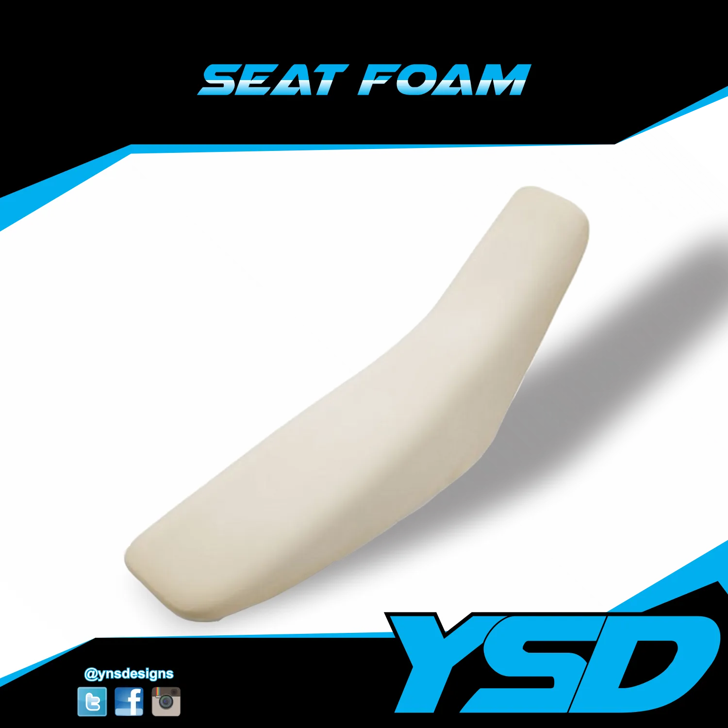 Dirt Bike Ribbed Seat Foam