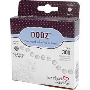 Dodz Adhesive Sticky 6mm Dots 300 Permanent Card Making Scrap-booking High Quality