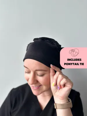 DuoStyle Scrub Hat - Black