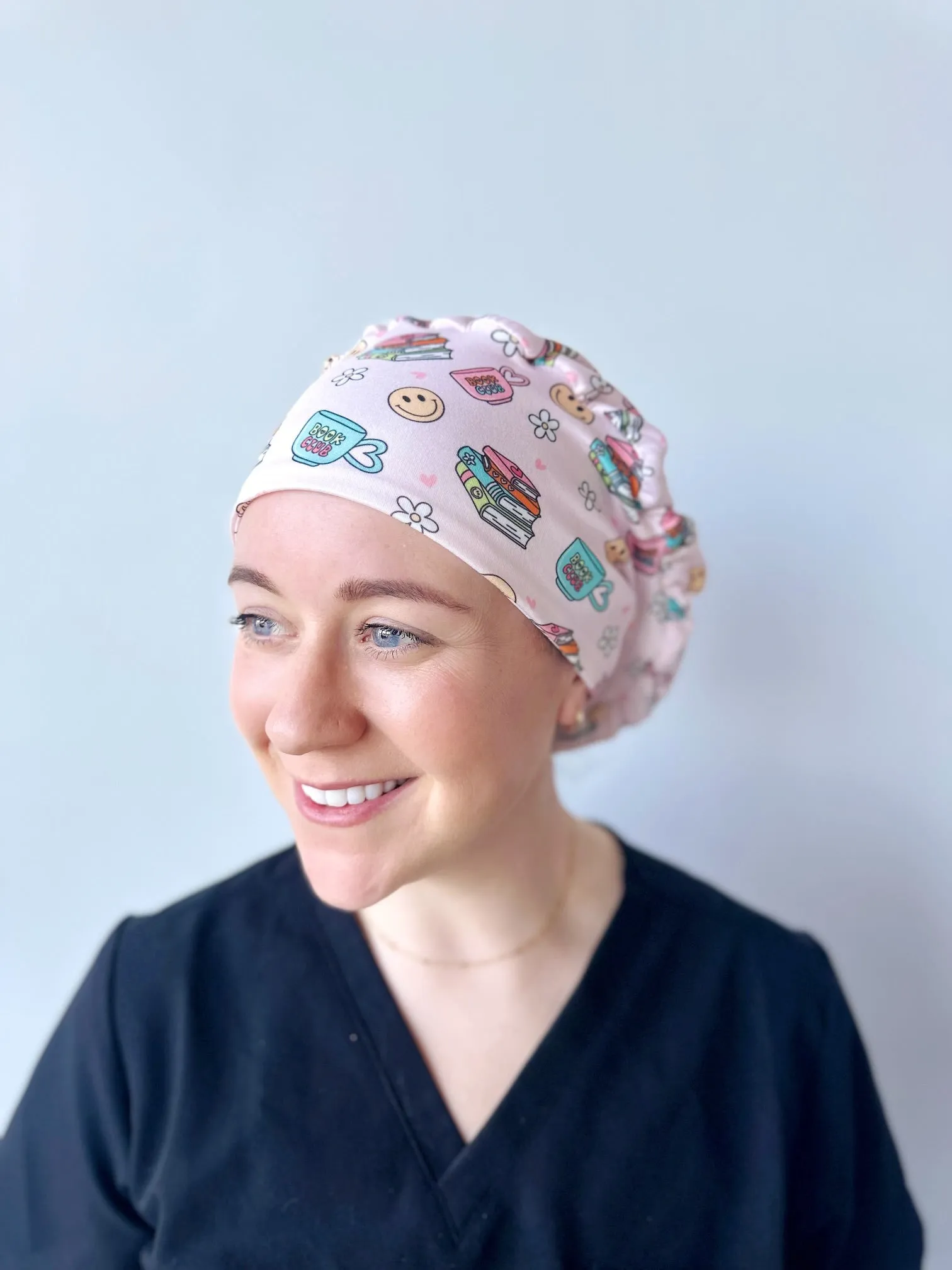 DuoStyle Scrub Hat - Book Club