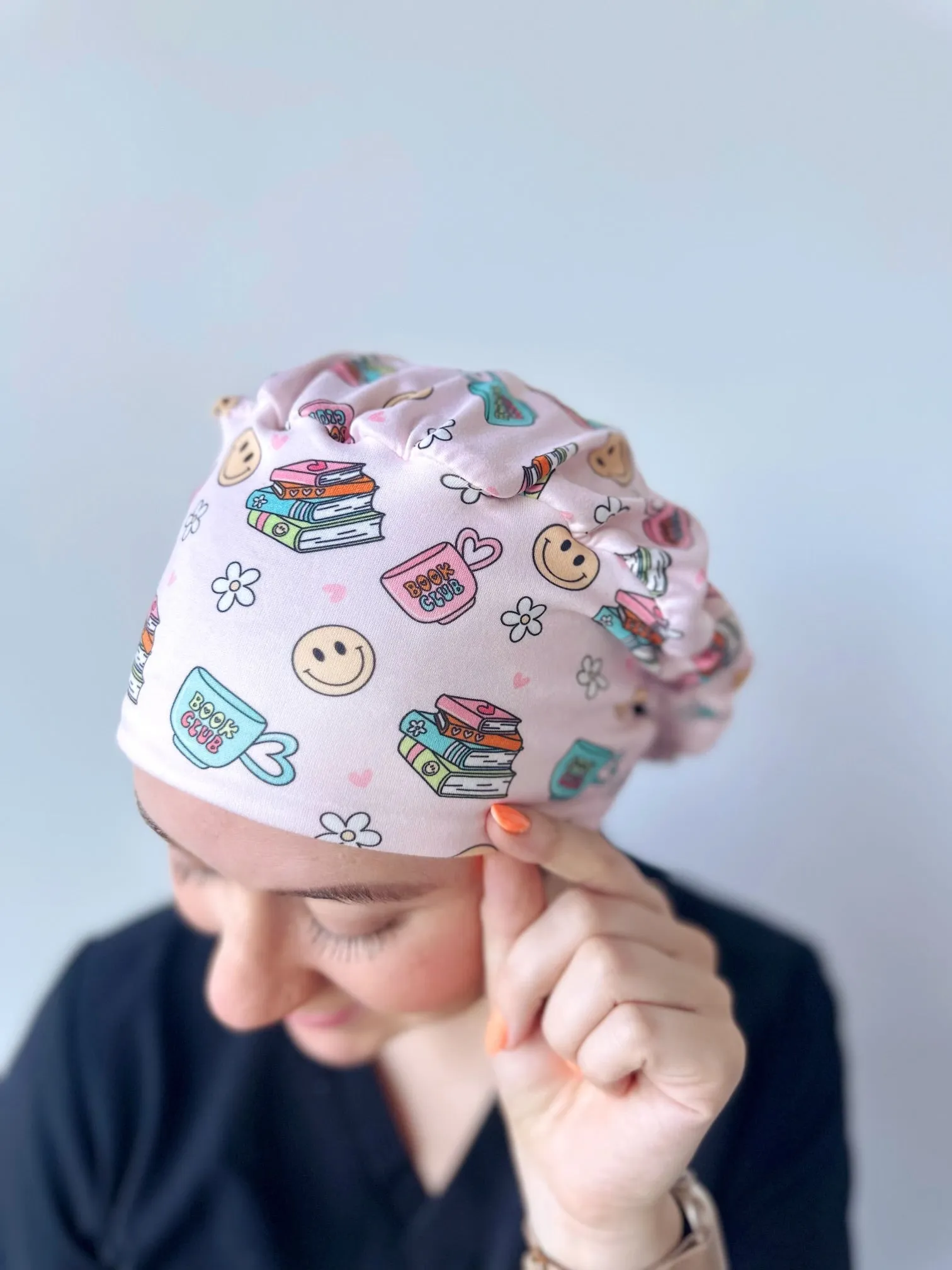 DuoStyle Scrub Hat - Book Club