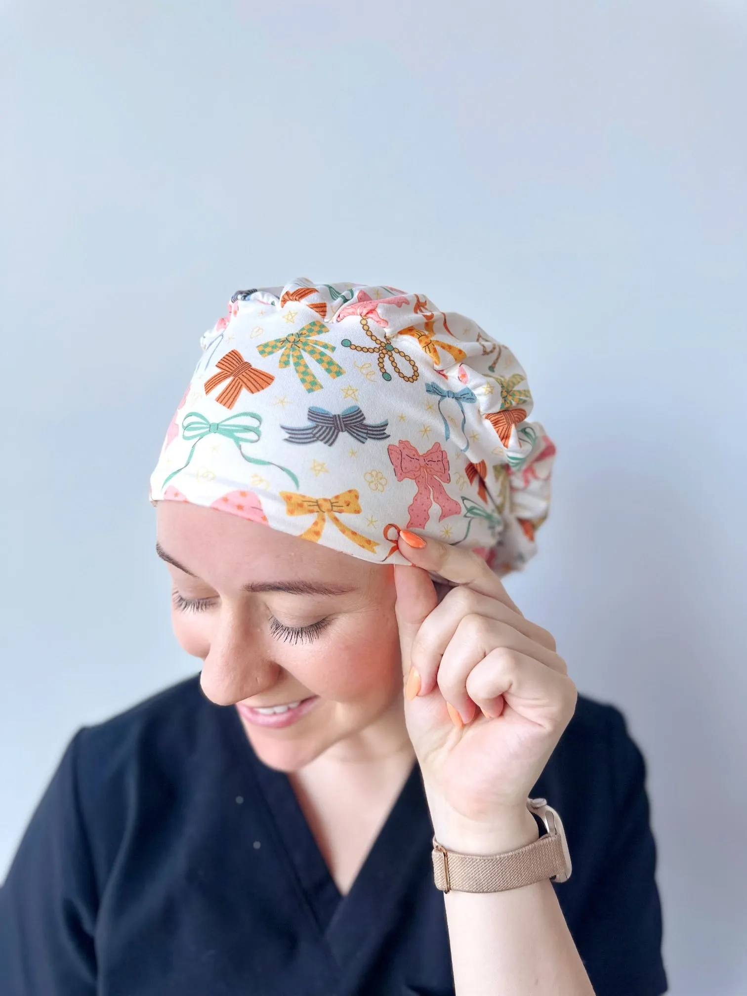 DuoStyle Scrub Hat - Bows