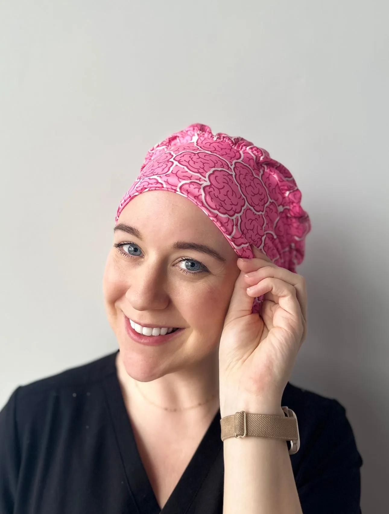 DuoStyle Scrub Hat - Brains