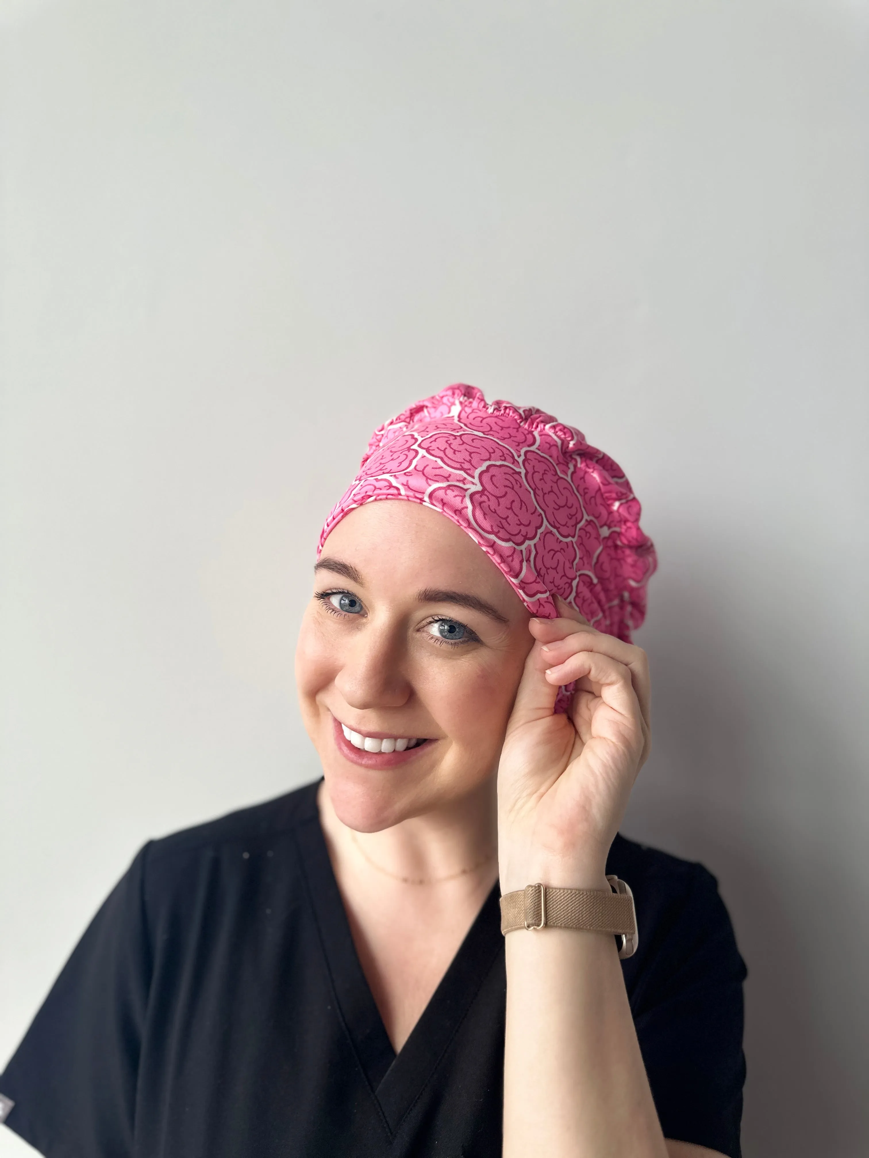 DuoStyle Scrub Hat - Brains