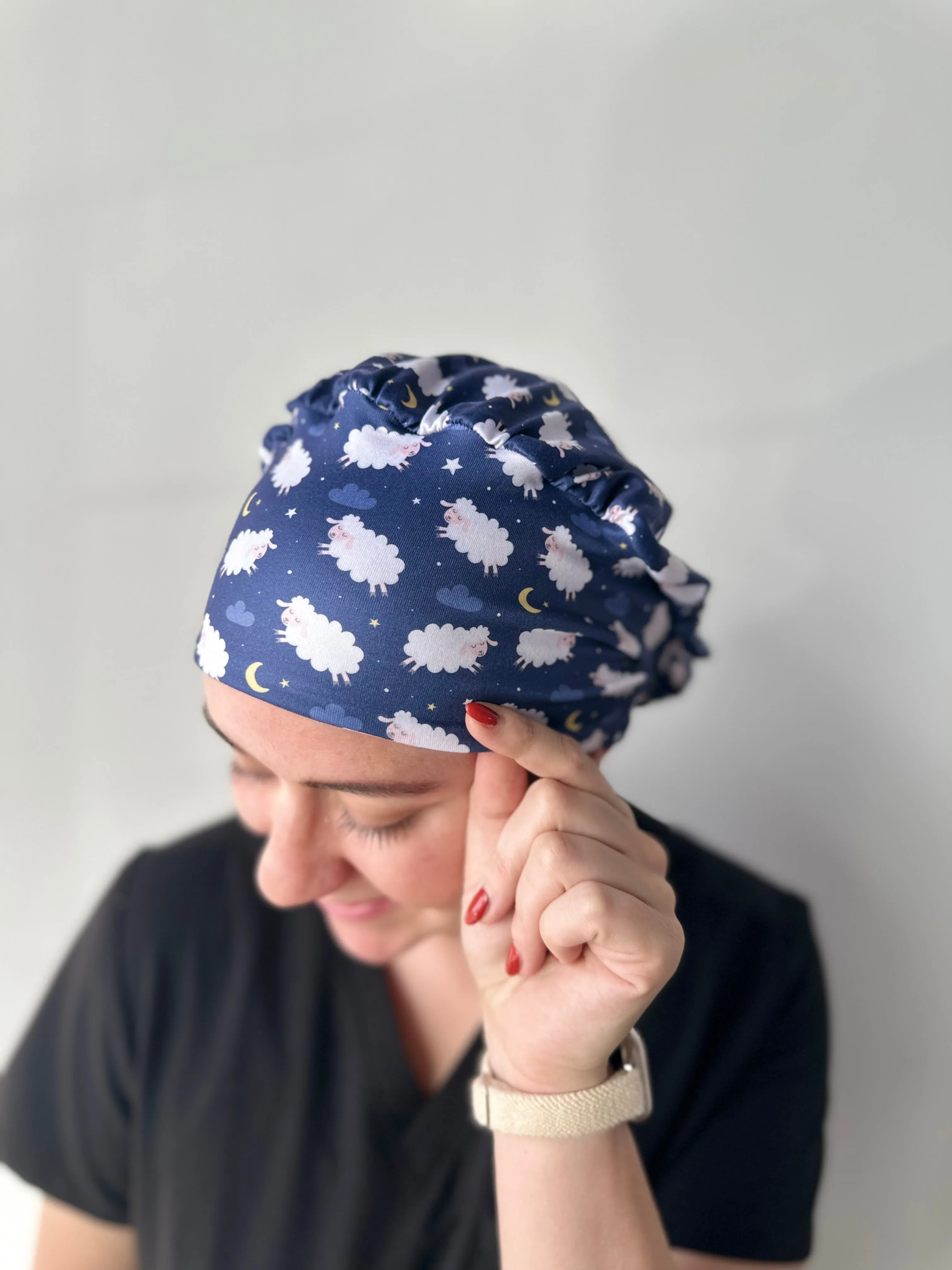 DuoStyle Scrub Hat - Counting Sheep