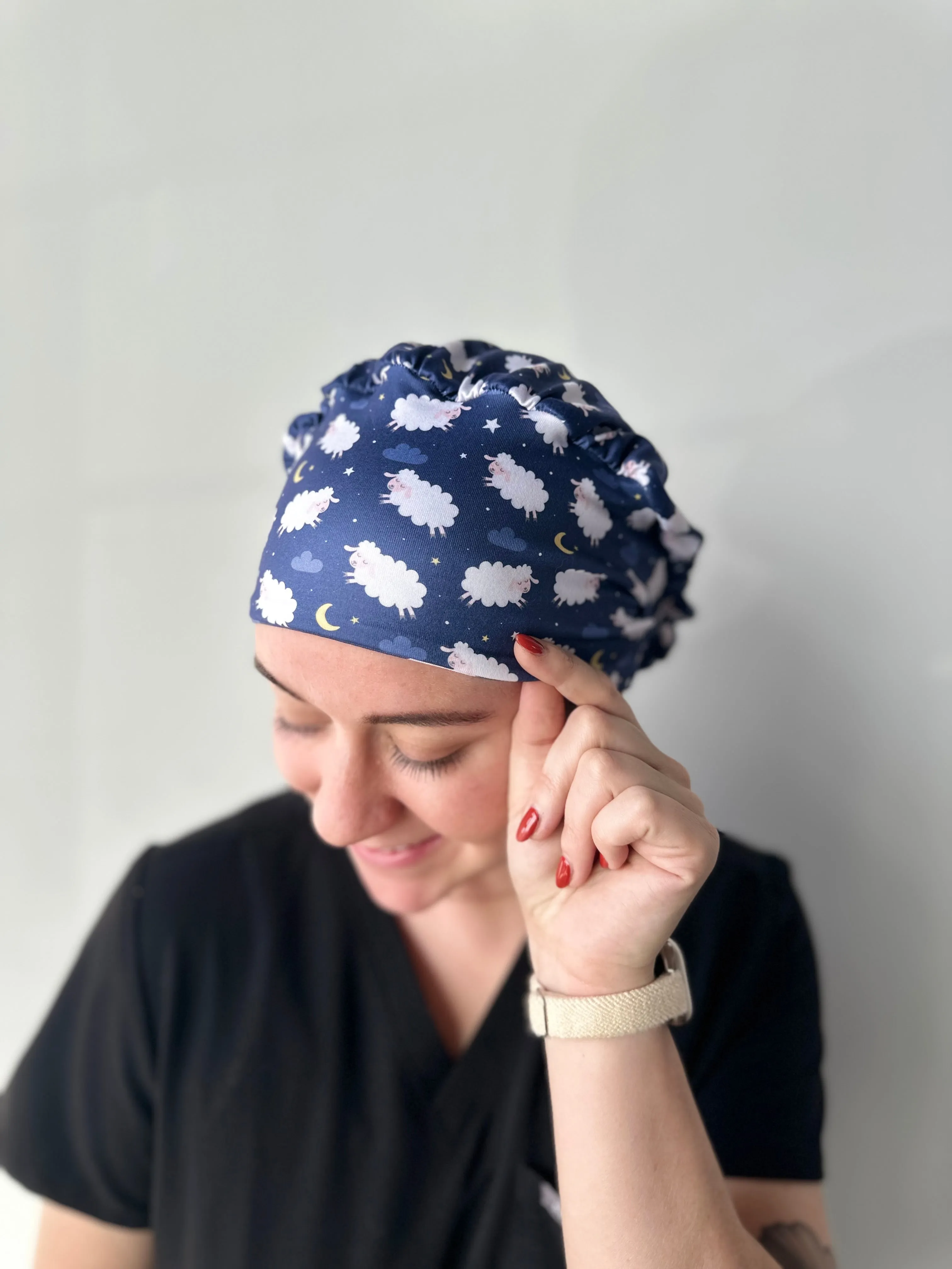 DuoStyle Scrub Hat - Counting Sheep
