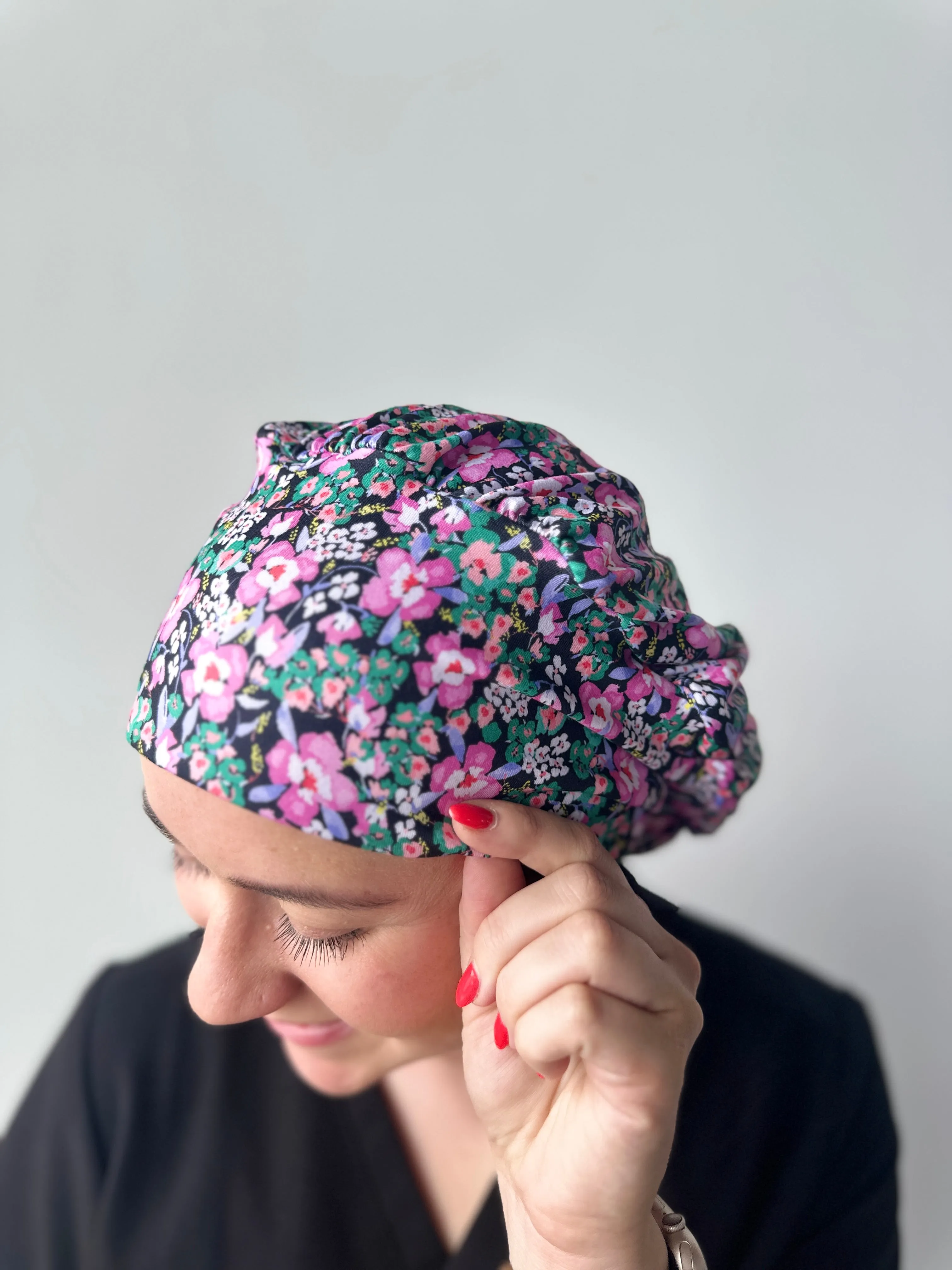 DuoStyle Scrub Hat - Field Of Wildflowers
