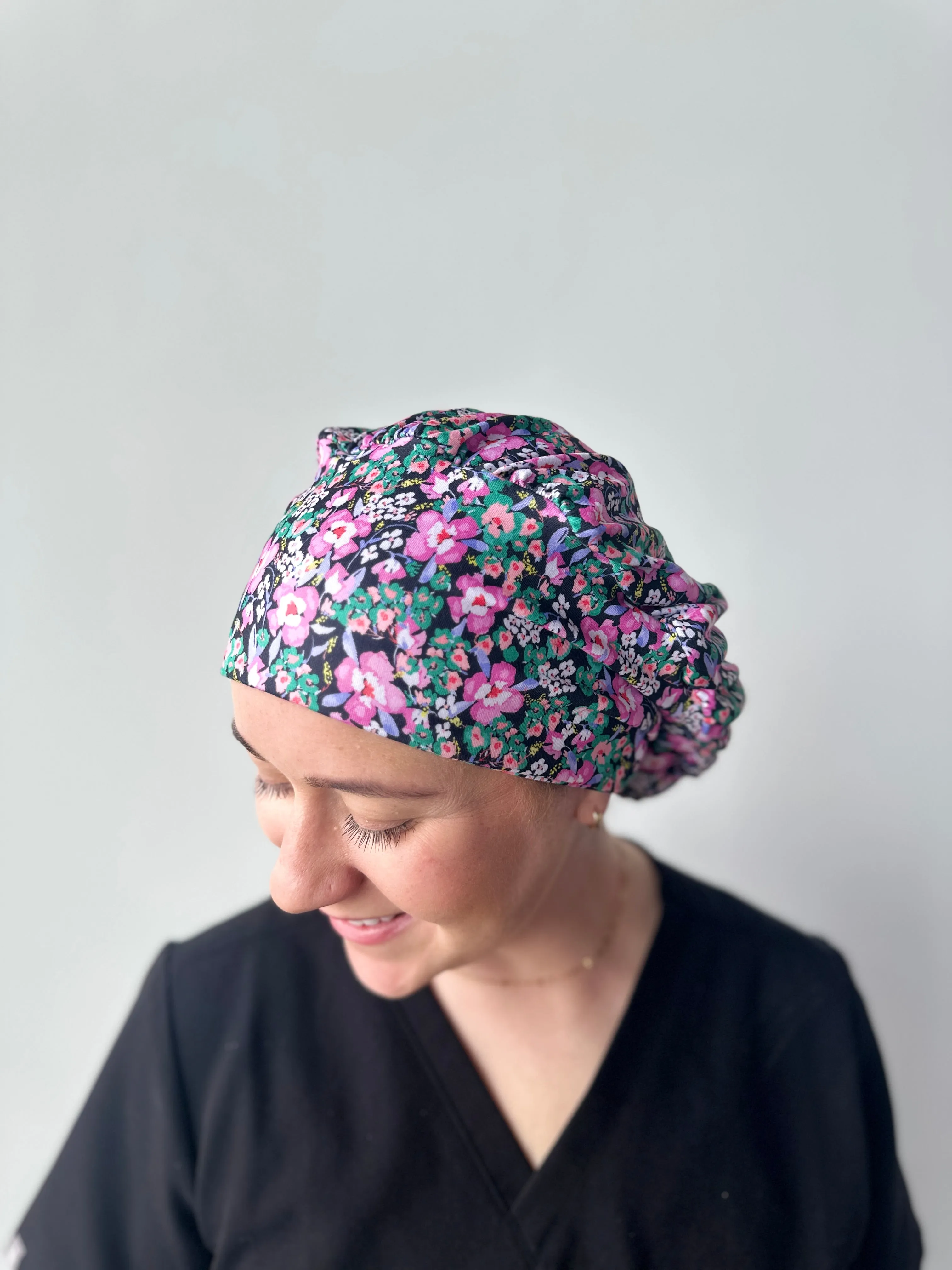 DuoStyle Scrub Hat - Field Of Wildflowers