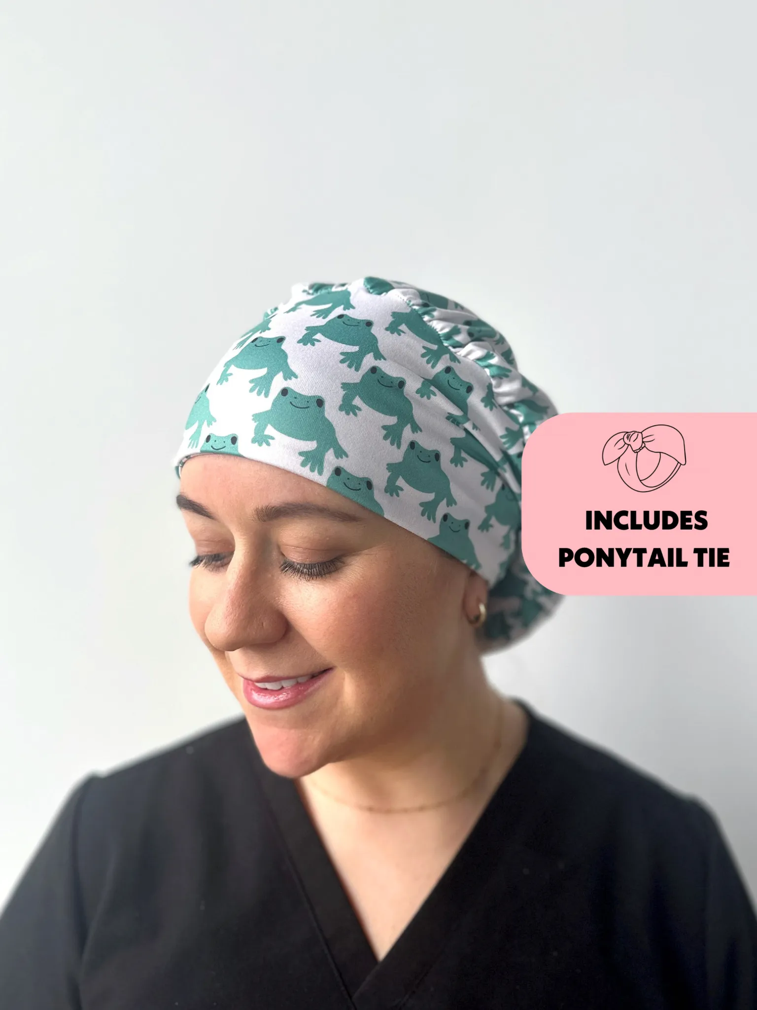 DuoStyle Scrub Hat - Frogs