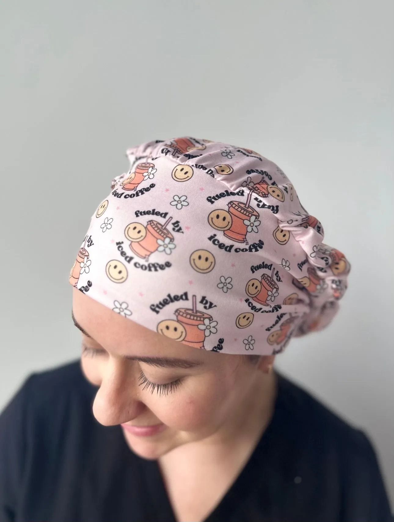 DuoStyle Scrub Hat - Fueled By Iced Coffee