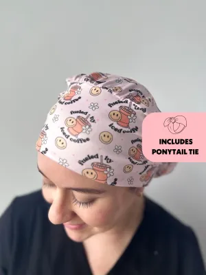 DuoStyle Scrub Hat - Fueled By Iced Coffee
