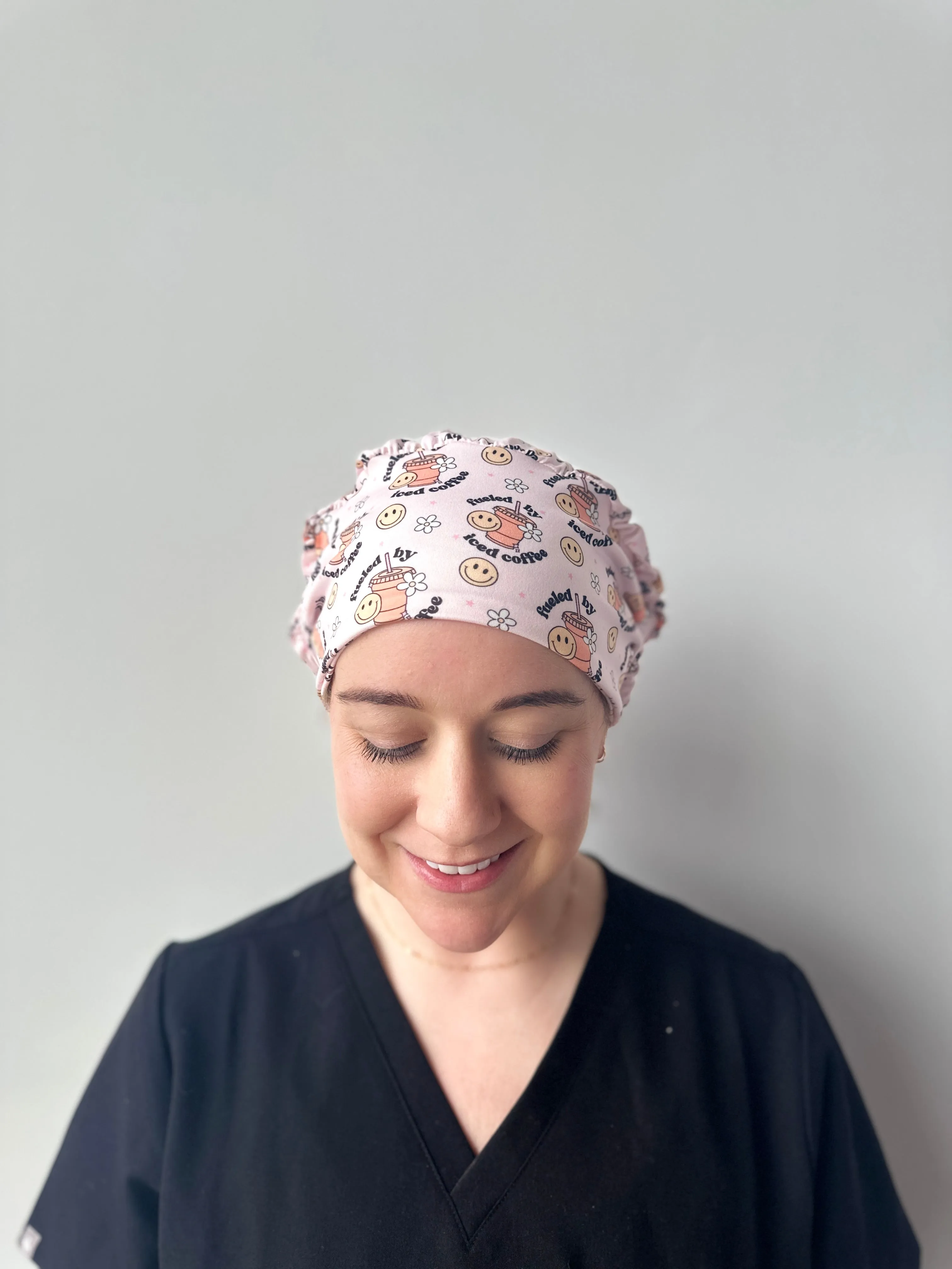 DuoStyle Scrub Hat - Fueled By Iced Coffee