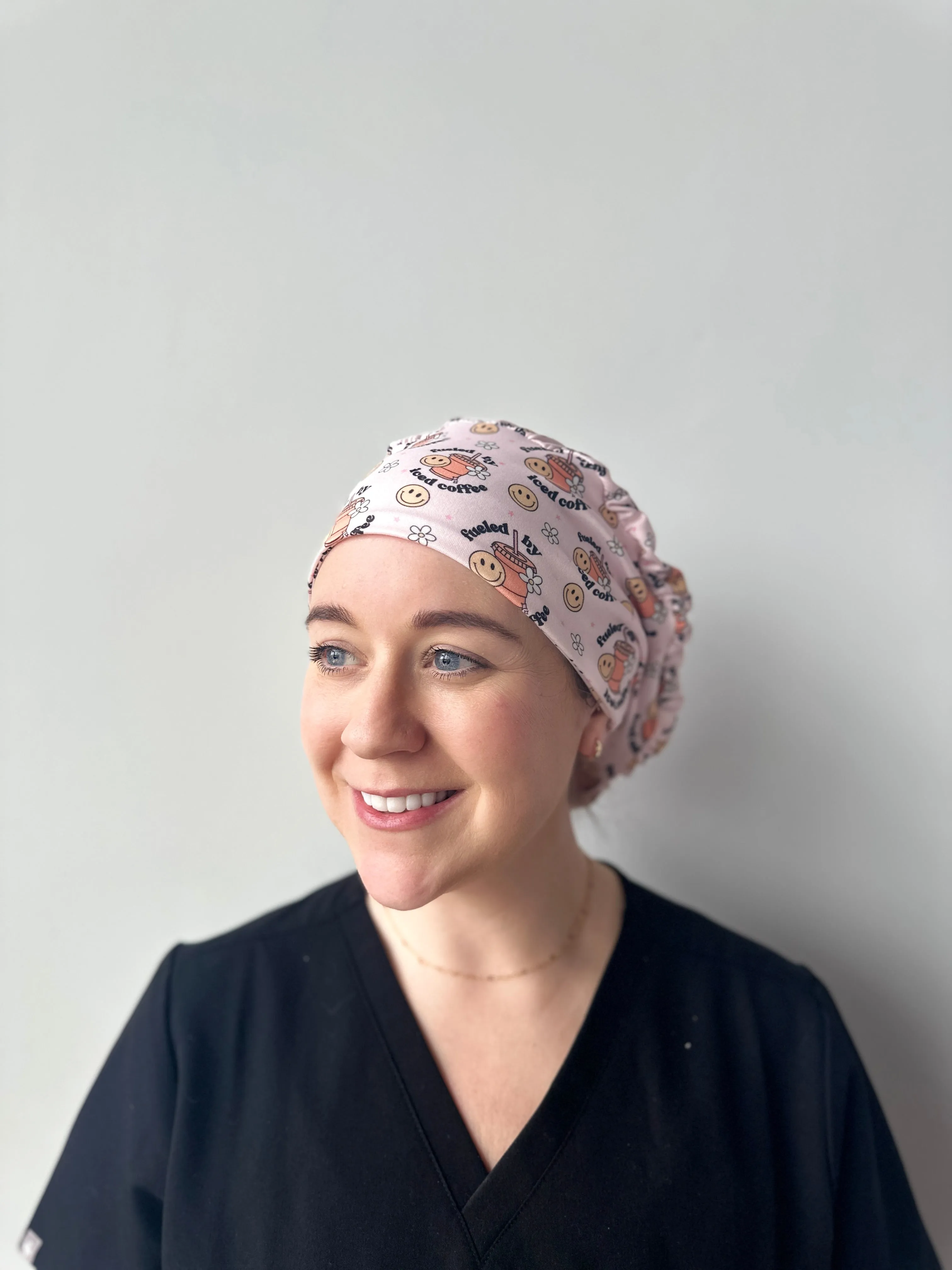 DuoStyle Scrub Hat - Fueled By Iced Coffee