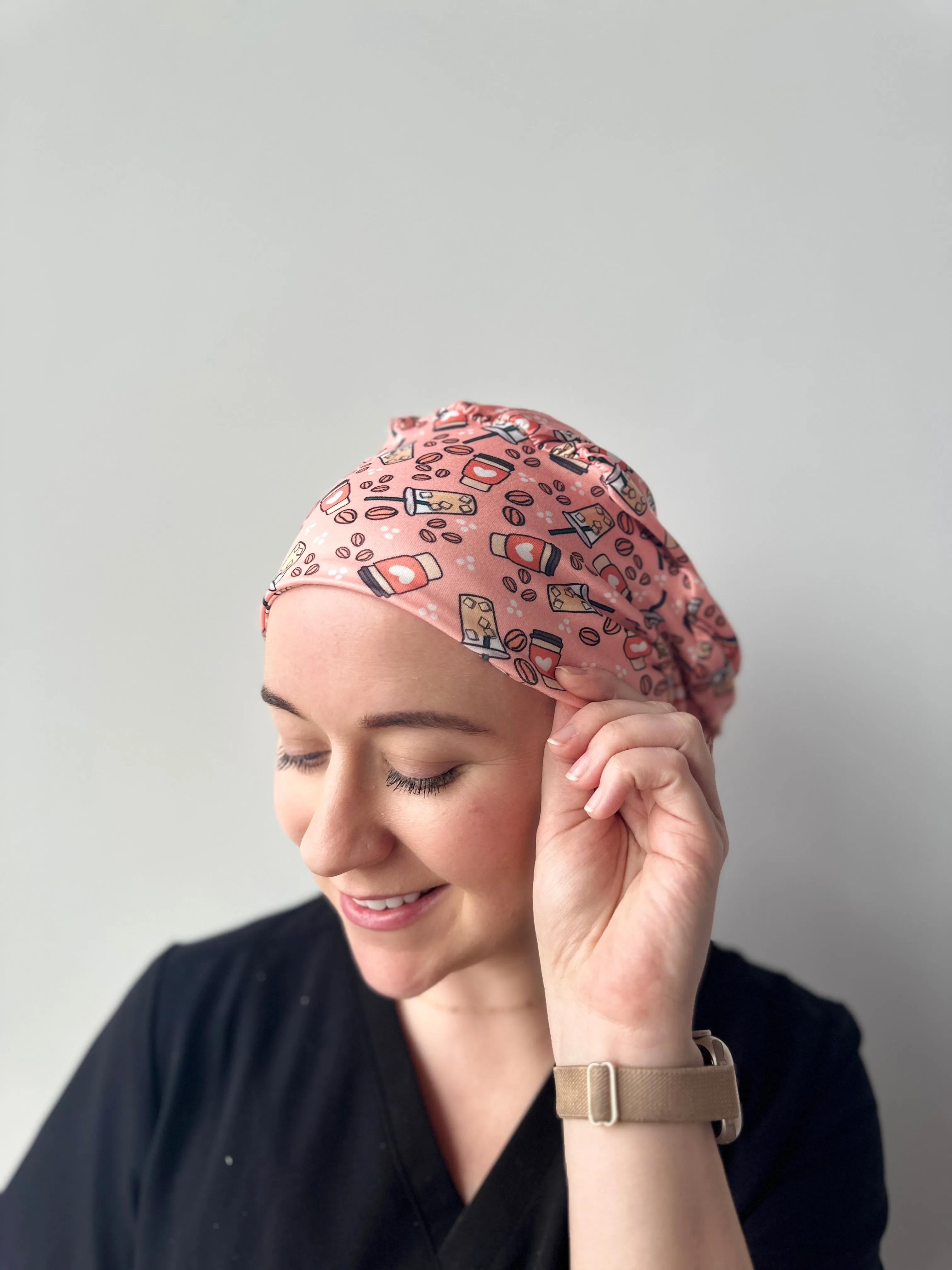 DuoStyle Scrub Hat - I Love Coffee