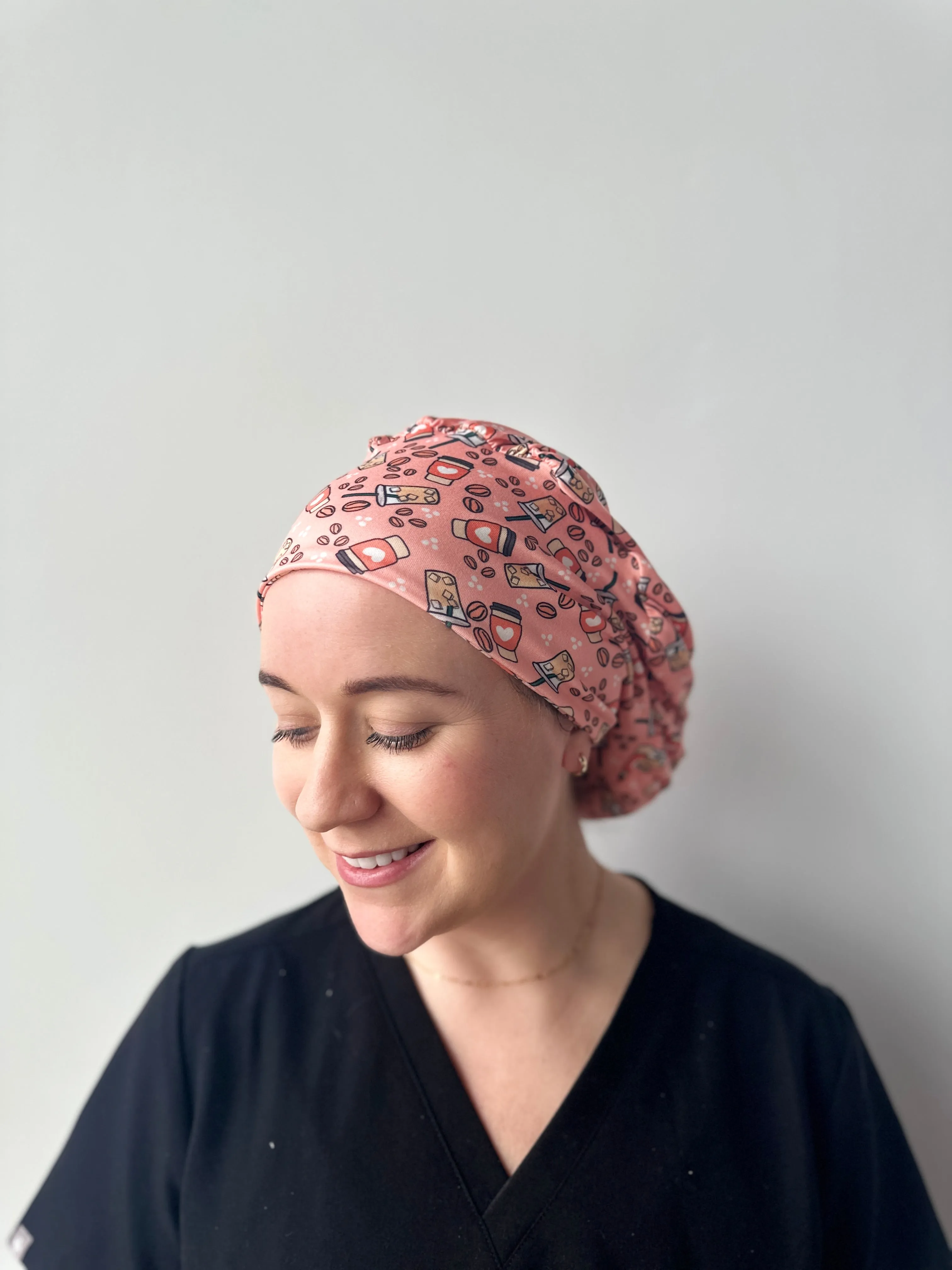 DuoStyle Scrub Hat - I Love Coffee