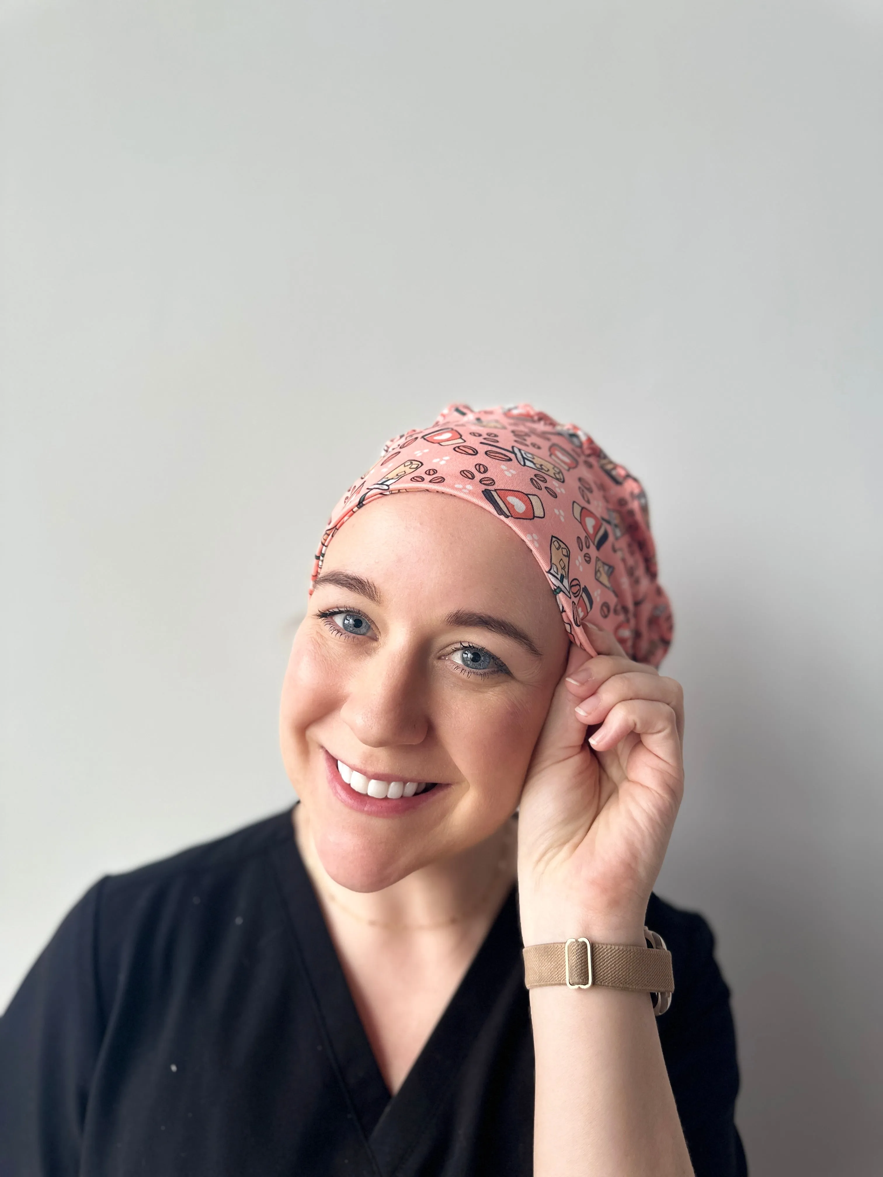 DuoStyle Scrub Hat - I Love Coffee