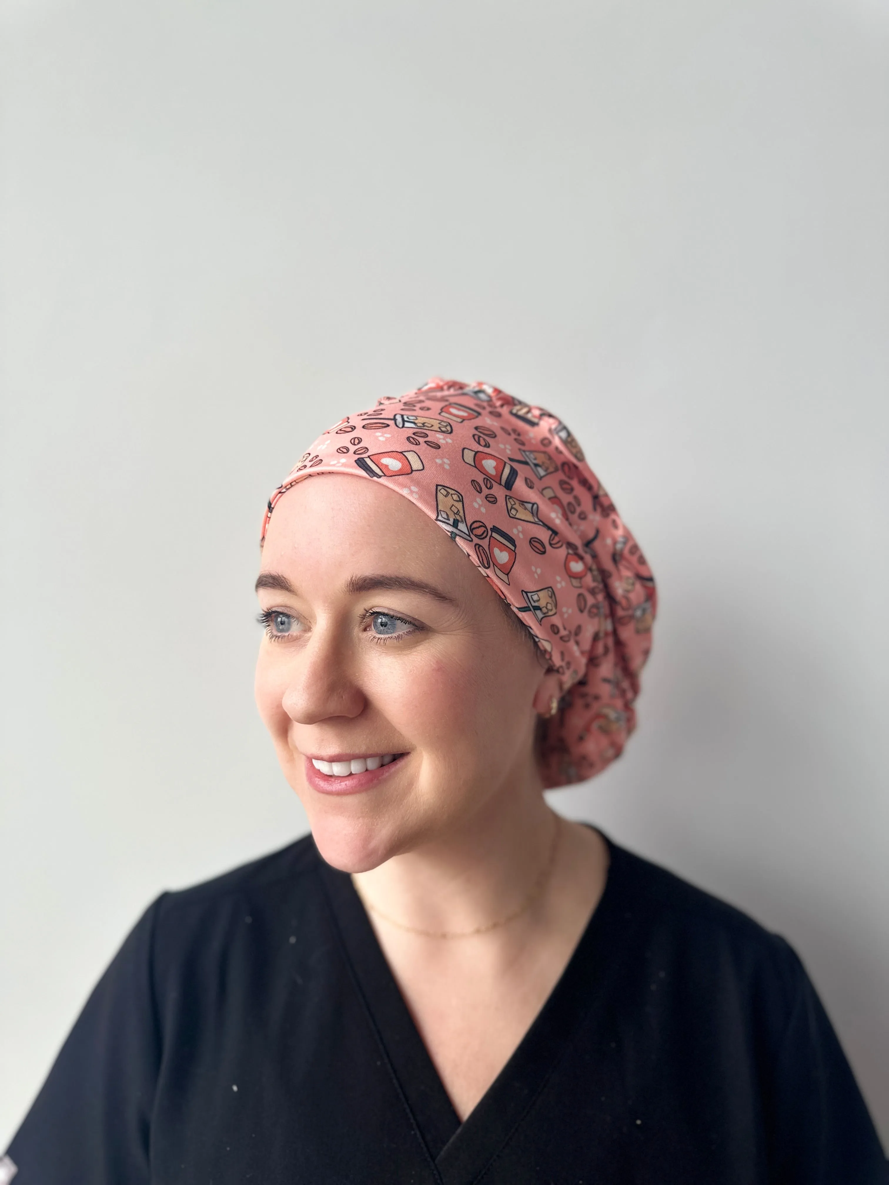 DuoStyle Scrub Hat - I Love Coffee