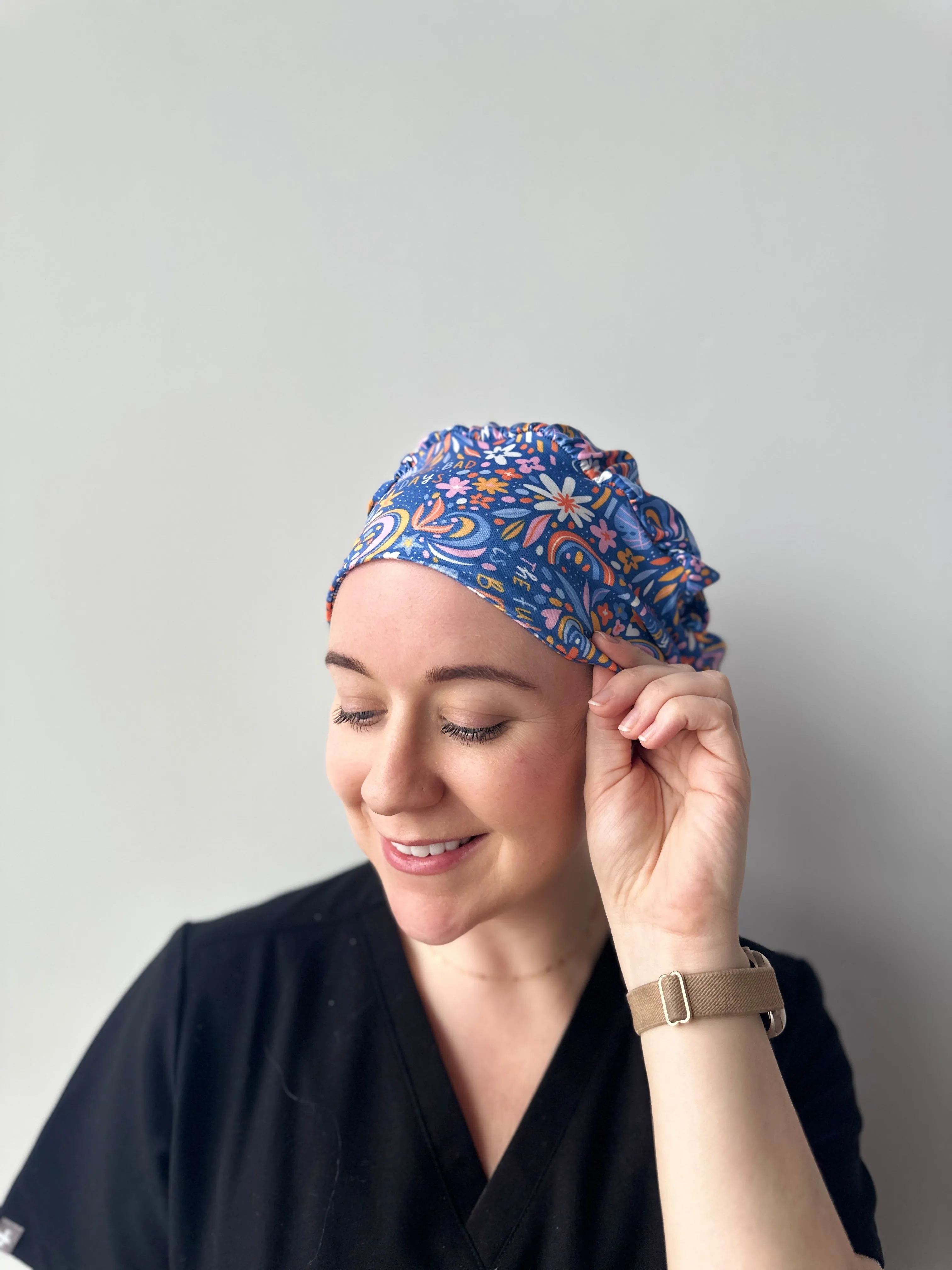 DuoStyle Scrub Hat - No Bad Days