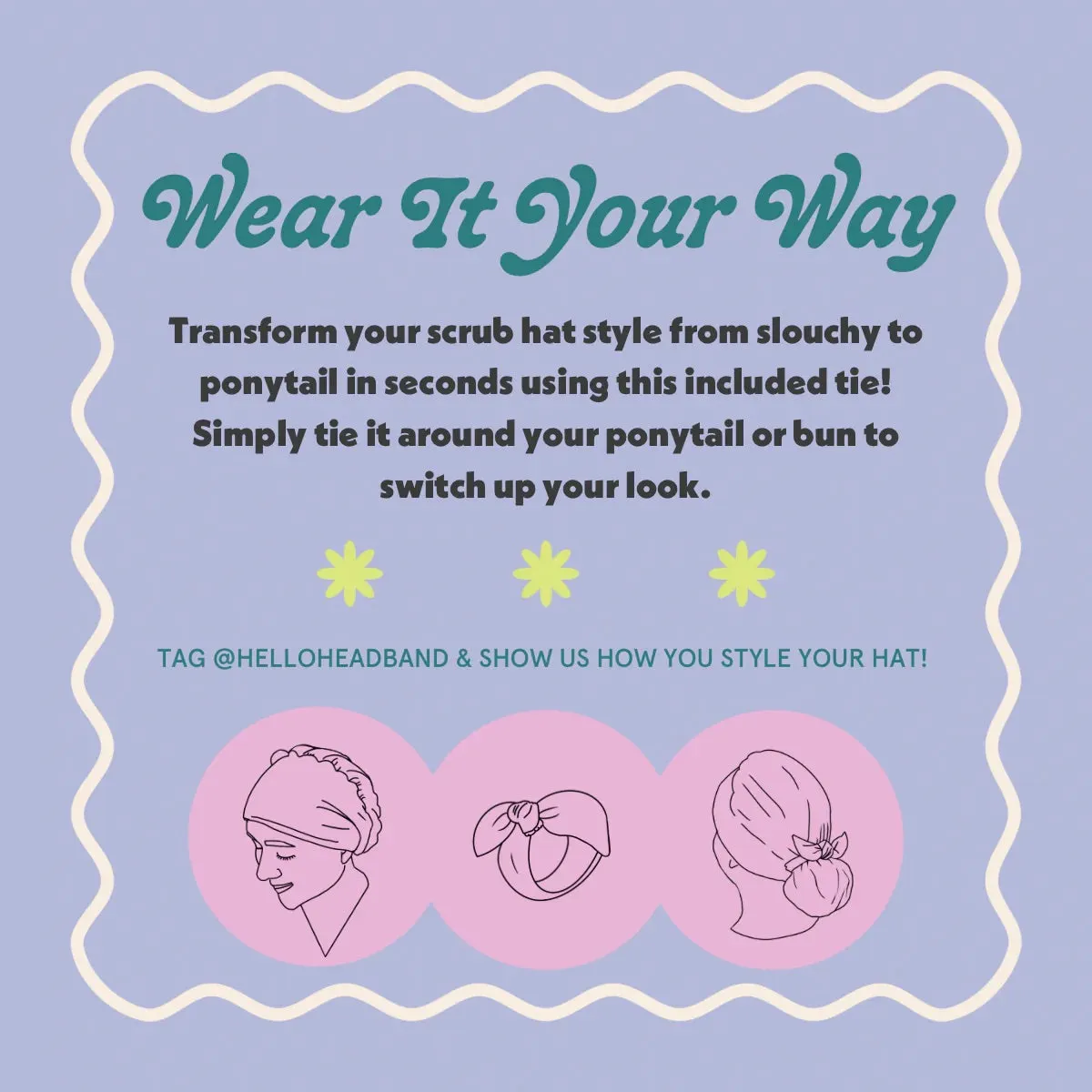 DuoStyle Scrub Hat - Pediatric