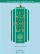 Easy Songs for the Beginning Tenor - Part II, Book & CD