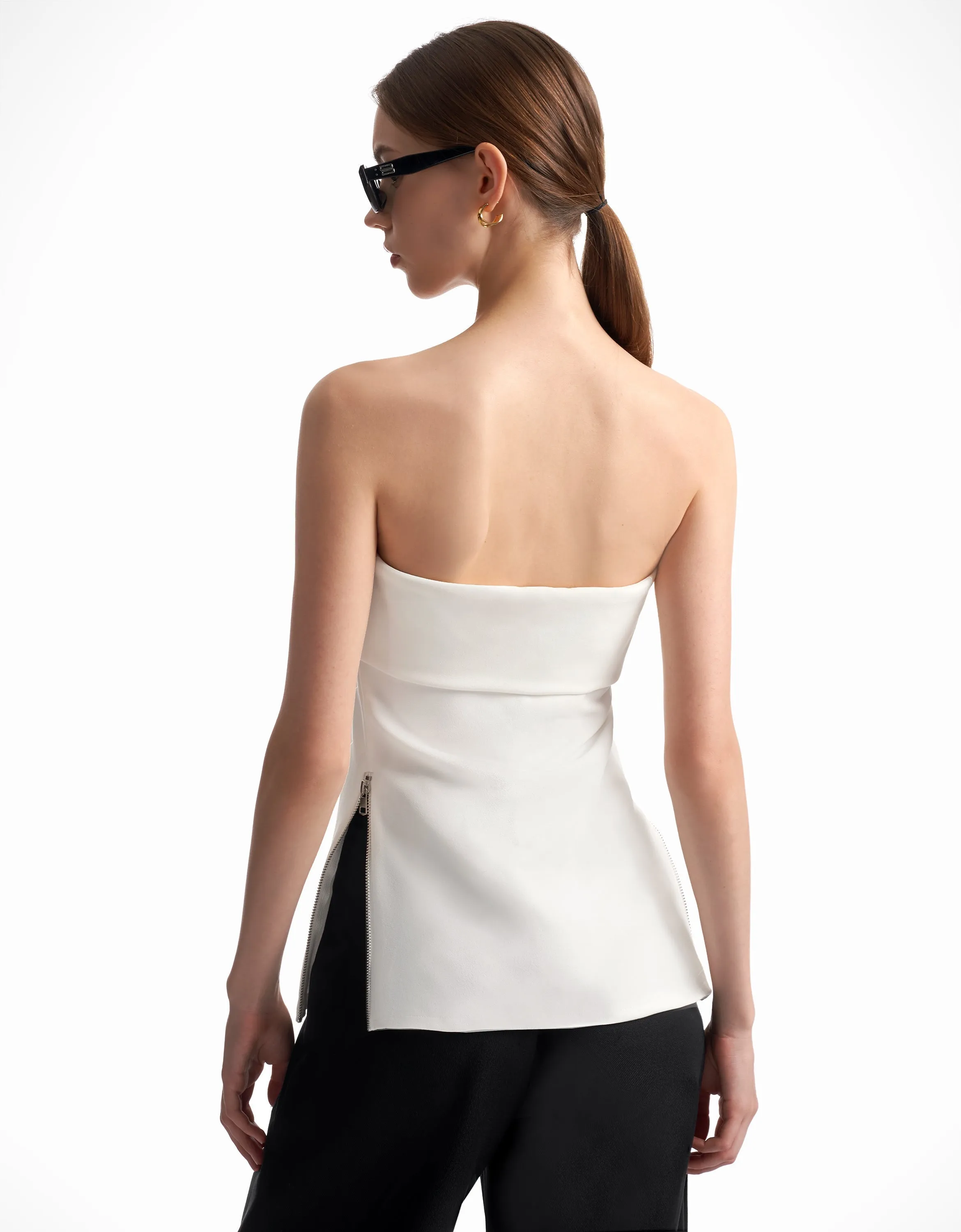 Elisa – Strapless Women’s Side-Zip Top