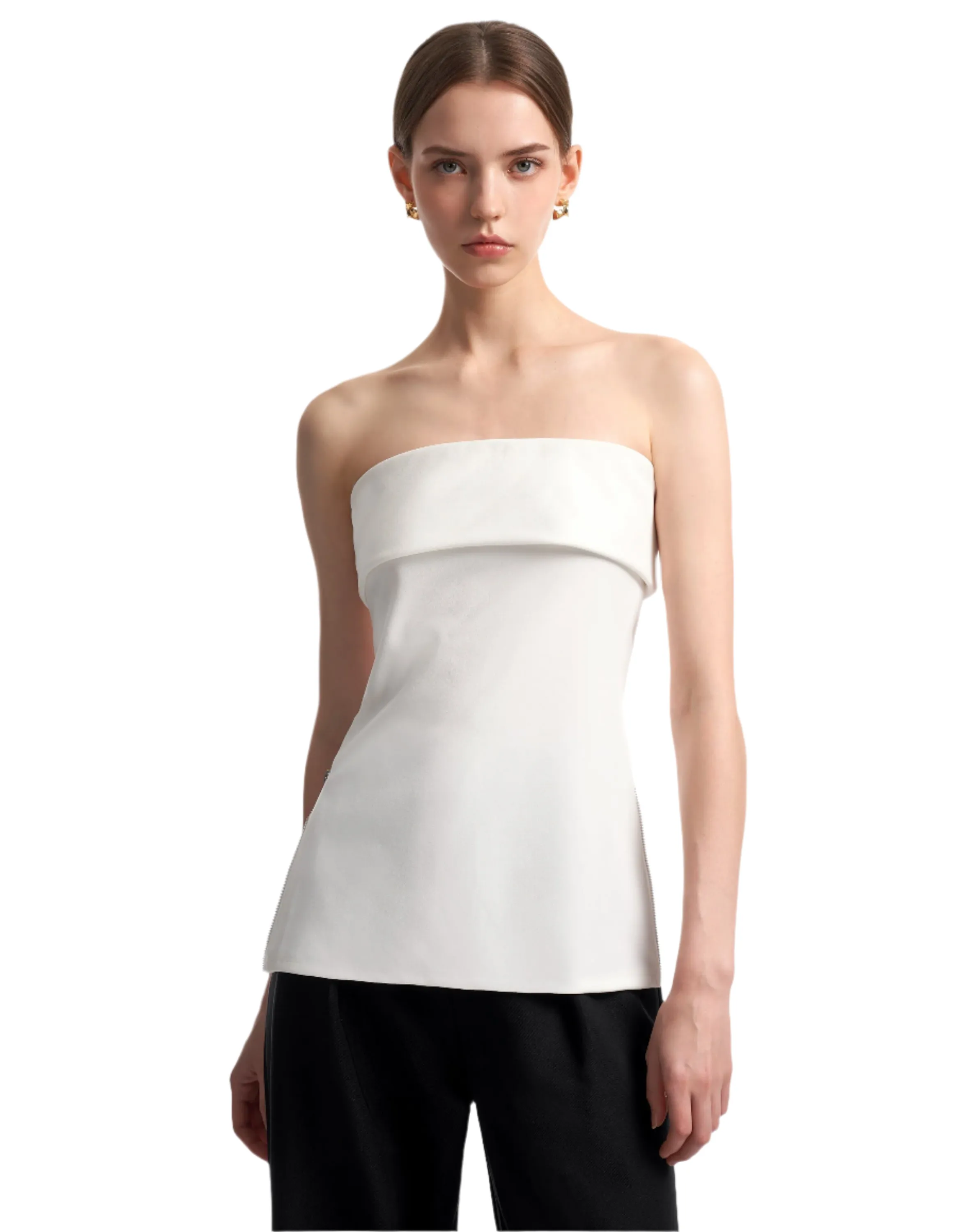 Elisa – Strapless Women’s Side-Zip Top