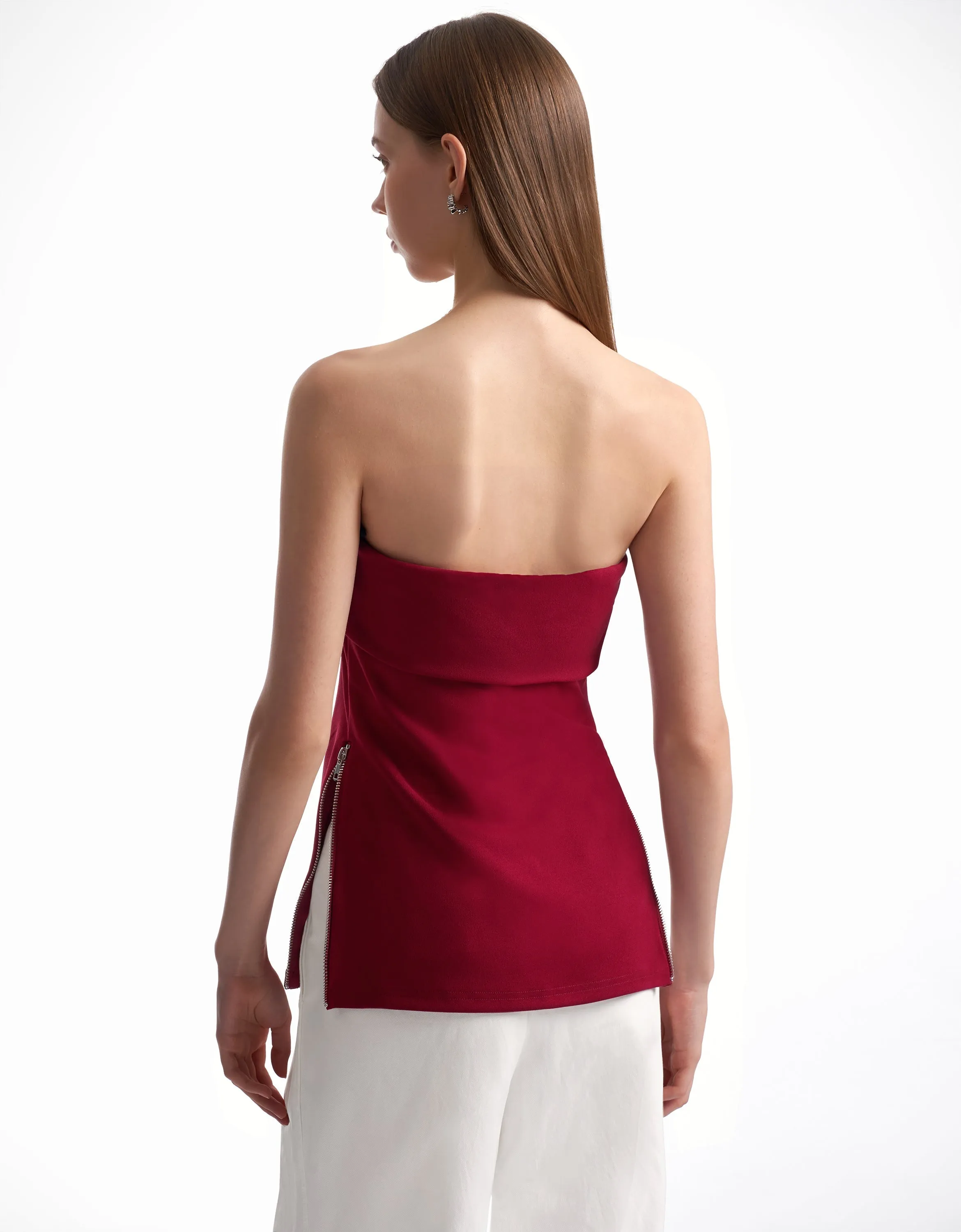 Elisa – Strapless Women’s Side-Zip Top