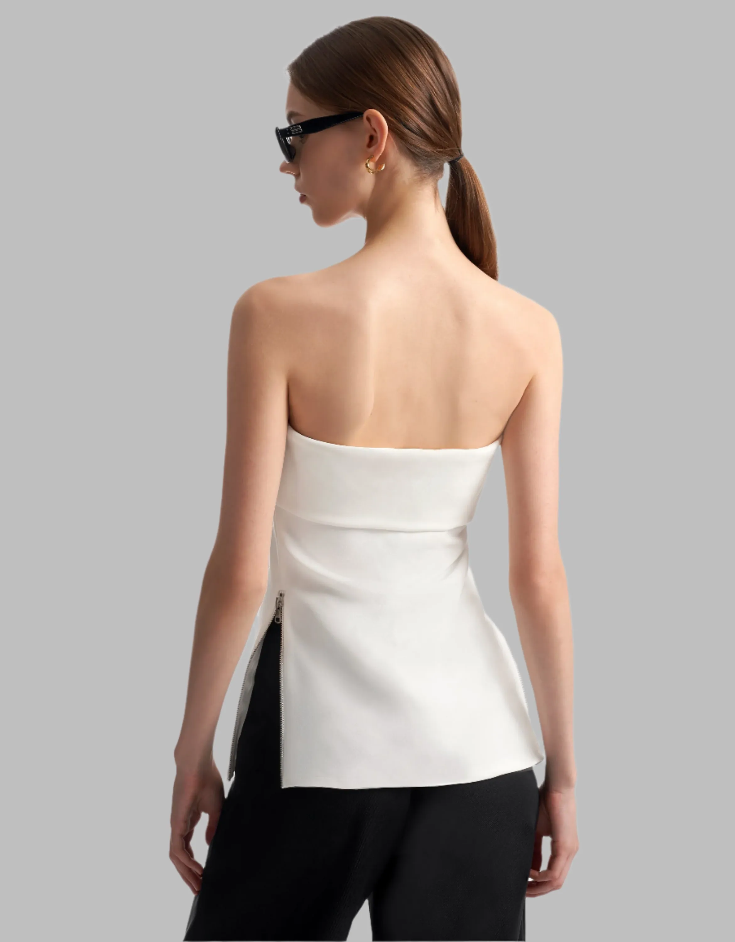 Elisa – Strapless Women’s Side-Zip Top