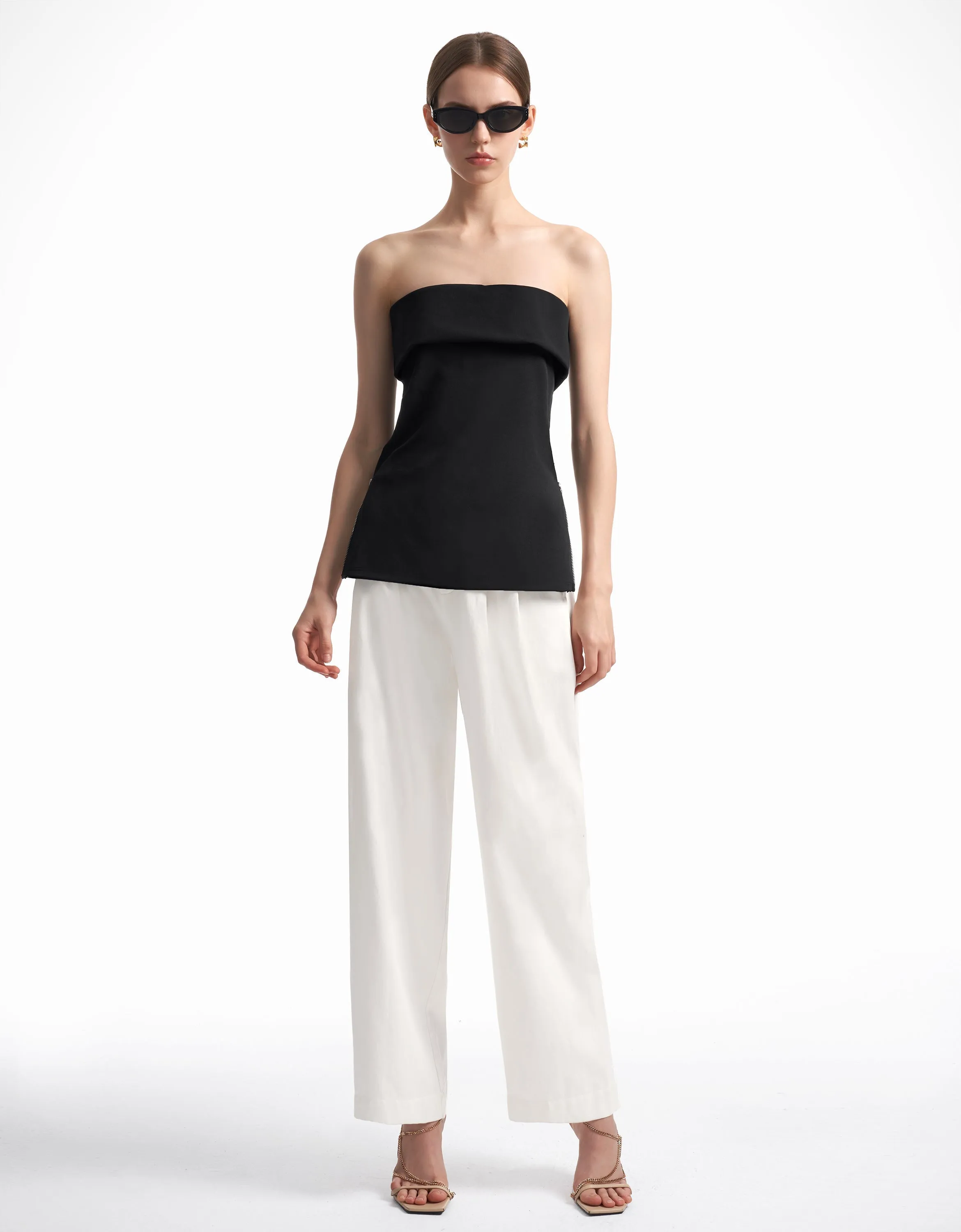Elisa – Strapless Women’s Side-Zip Top