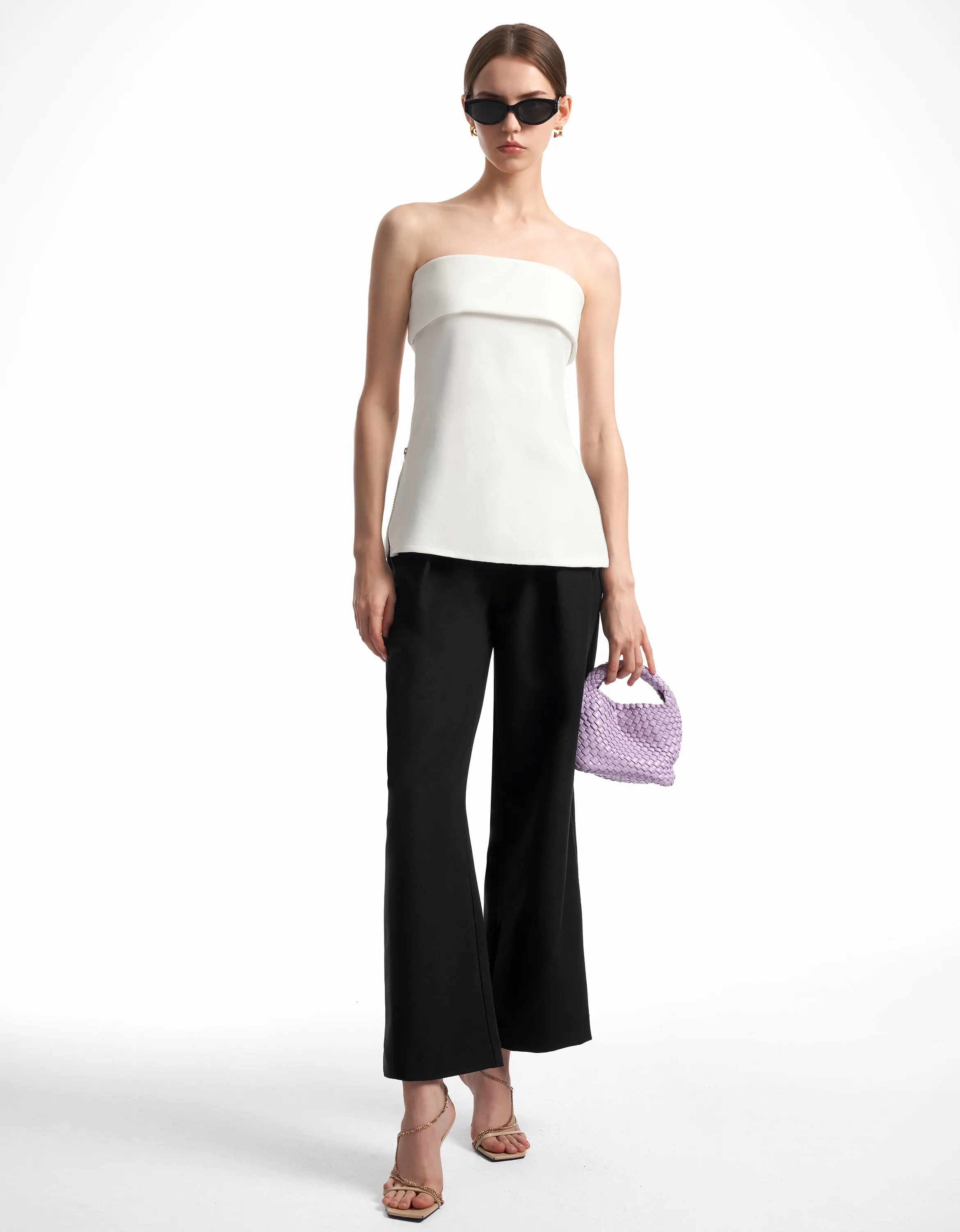 Elisa – Strapless Women’s Side-Zip Top