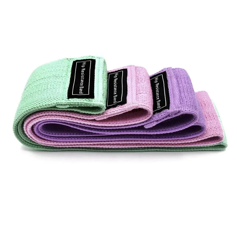 Fabric Booty Band Set - 3 Levels of Resistance - Grow Your Glutes!