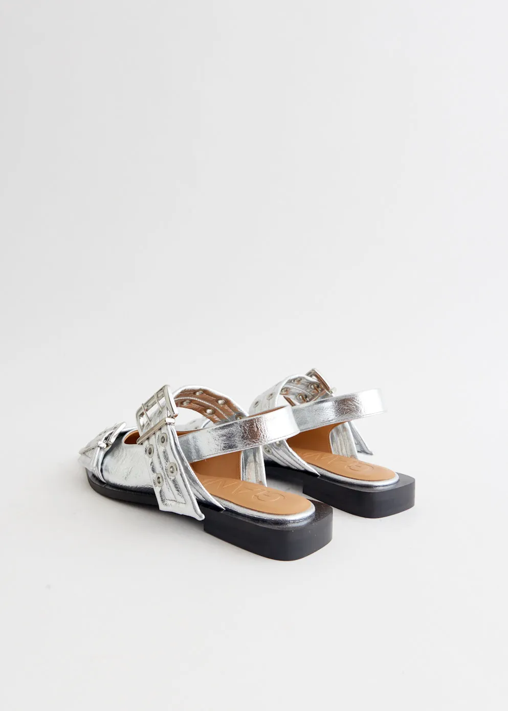 Feminine Buckle Ballerinas