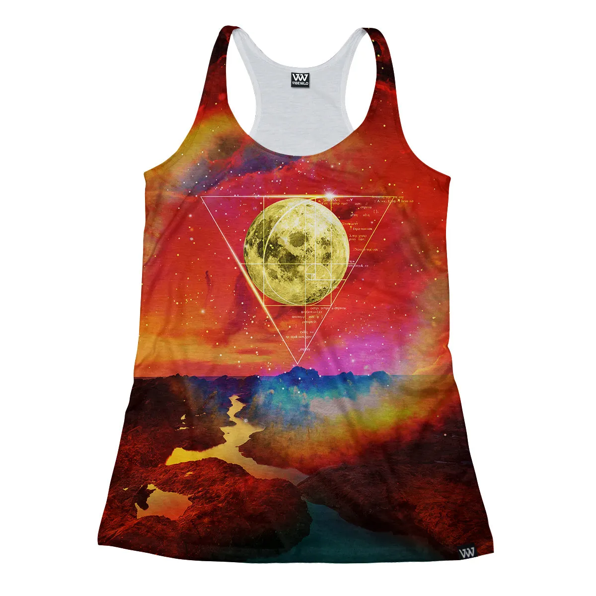 Golden Ratio Moon Racerback Tank