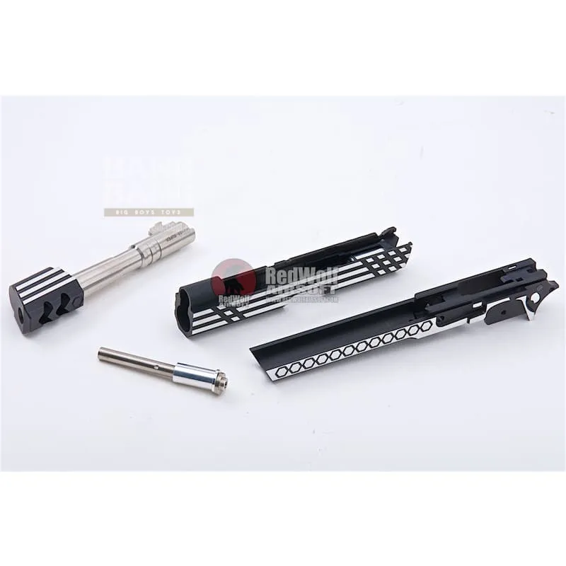 Gunsmith Bros CNC Aluminum Smoking Holes Open Slide Kit Set for Tokyo Marui Hi-Capa Series