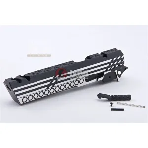 Gunsmith Bros CNC Aluminum Smoking Holes Open Slide Kit Set for Tokyo Marui Hi-Capa Series