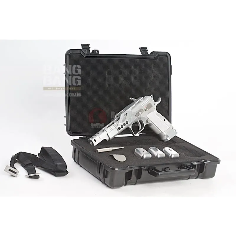 Gunsmith Bros GB01 TF Aluminum Open GBB Pistol - Silver