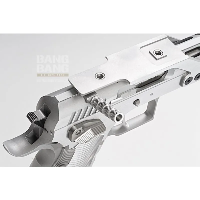 Gunsmith Bros GB01 TF Aluminum Open GBB Pistol - Silver