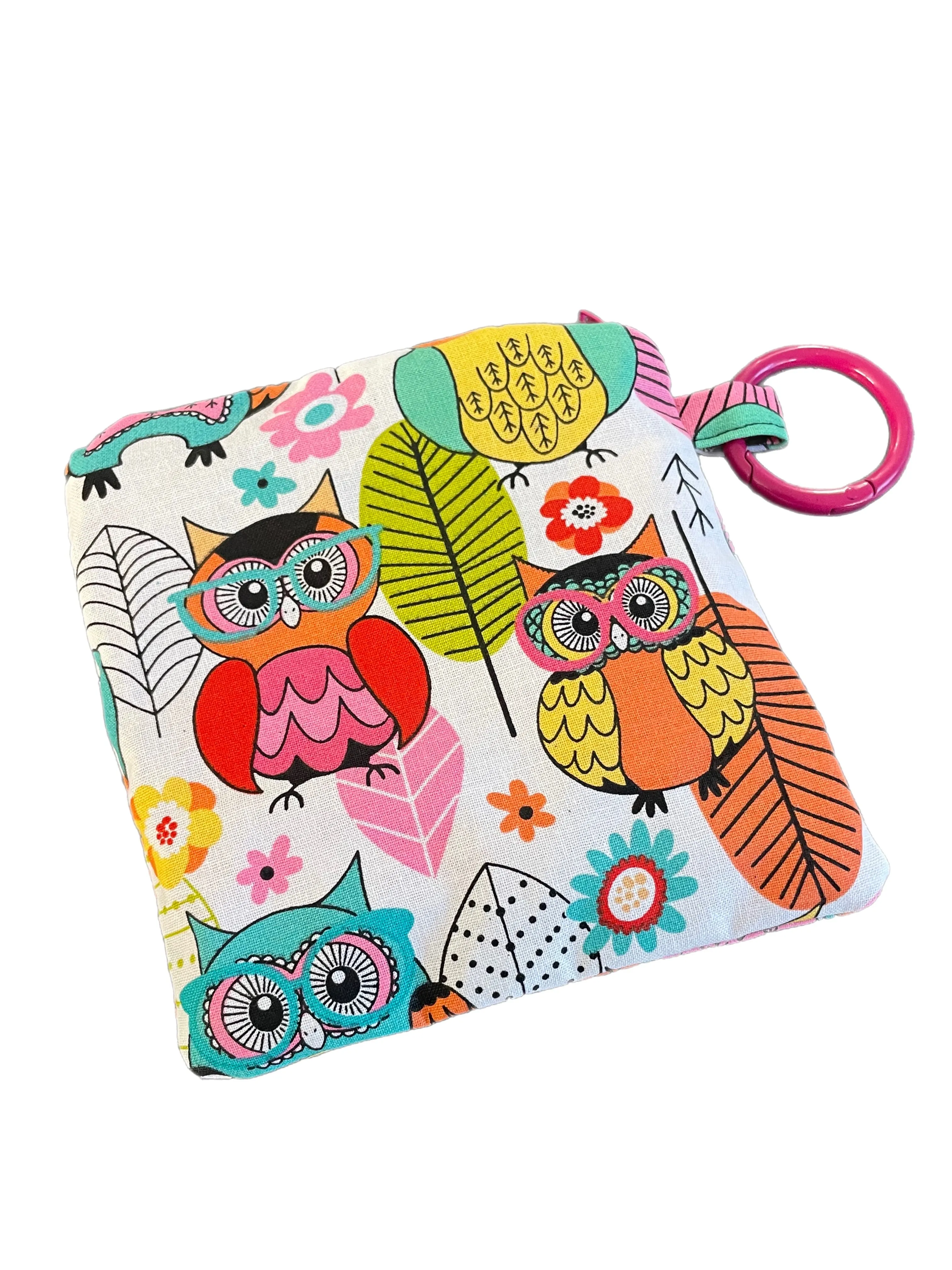 Happy Owls design greyhound Martingale collar cotton covered 50mm width