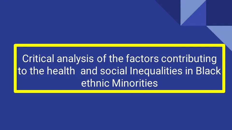 Health and Social Comparative Healthcare PowerPoint SAMPLE