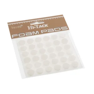 Hi Tack 4mm Foam Pads 13mm Round - White
