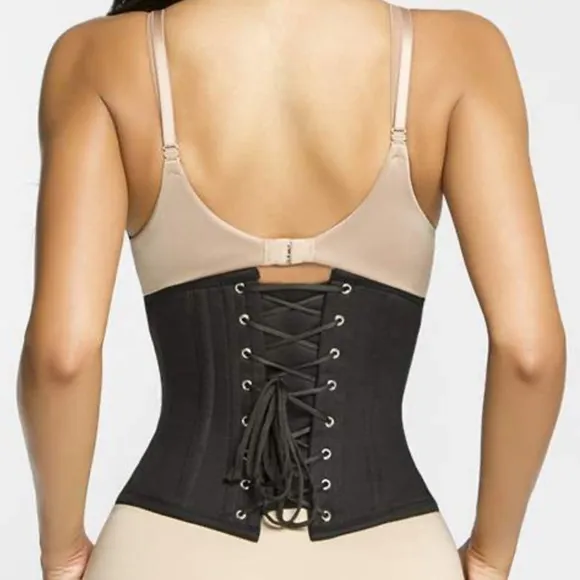 HOURGLASS ANGEL SHORT UNDERBUST COTTON CORSET
