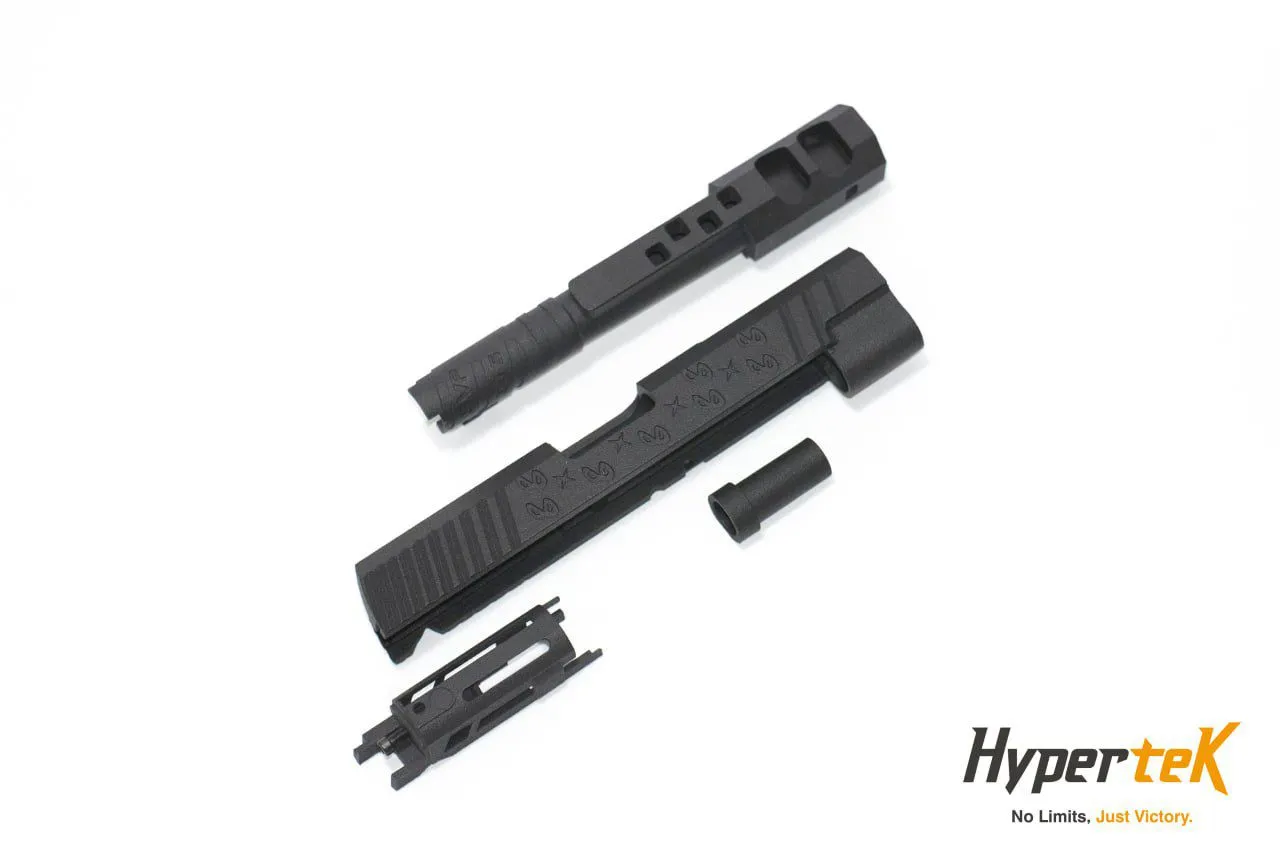Hypertek 3D Printed SV Style Open 4.3" Heavyweight Hybrid Slide Set for Hi-Capa