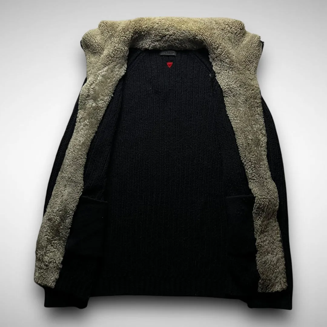 Iceberg Sherpa Zip-Up Knit (1990s)