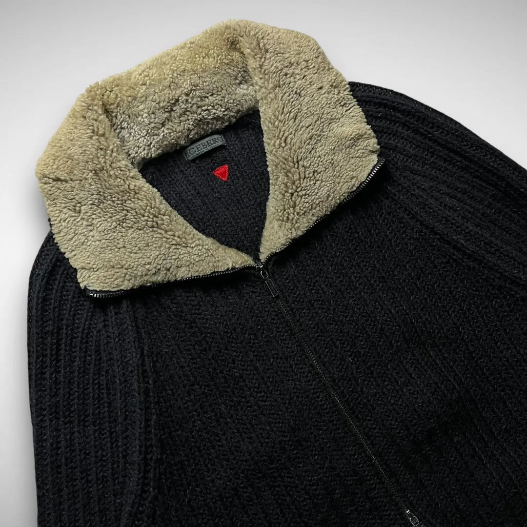 Iceberg Sherpa Zip-Up Knit (1990s)